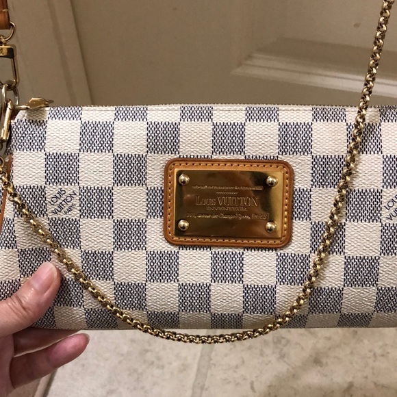 Louis Vuitton Handbags - Authentic Louis Vuitton Azur Damier Eva Clutch